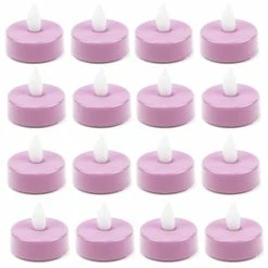 480 Pcs Flameless Pink 1.5 Inch LED Tealight Candles -Glass Vases Boutique de vente led tealight candle holders lte01wam pink2