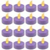 480 Pcs Flameless Violet 1.5 Inch LED Tealight Candles