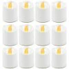 180 Pcs White LED Flameless Votive Pillar Candle Party Lights, Height -1.5" Width - 1.5"