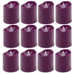 180 Pcs Fuchsia LED Flameless Votive Pillar Candle Party Lights, Height -1.5" Width - 1.5" -Glass Vases Boutique de vente led votive candle holders lvoc01wam fu 2