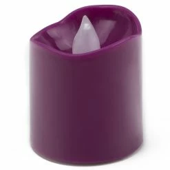 180 Pcs Fuchsia LED Flameless Votive Pillar Candle Party Lights, Height -1.5" Width - 1.5" -Glass Vases Boutique de vente led votive candle holders lvoc01wam fu 4