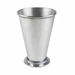 Aluminum Silver Mint Julep Cup, H-9" D-6" (Wholesale 12 PCS/Case)