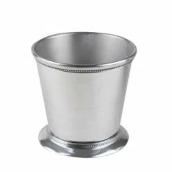 Aluminum Silver Mint Julep Cup, H-5.75" D-6" (Wholesale 12 PCS/Case)