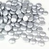 Silver Glass Flat Gemstone Vase Filler, 3/4" (Wholesale 28 LBS/Case)