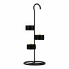 Metal Tea Light Candle Holder Stand H-11.75" D-4.25", Black (Wholesale 12 PCS/Case)