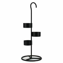 Metal Tea Light Candle Holder Stand H-11.75" D-4.25", Black (Wholesale 12 PCS/Case) 6 Metal Tea Light Candle Holder Stand H-11.75" D-4.25", Black (Wholesale 12 PCS/Case) -Glass Vases Boutique de vente tealight candle holder stand msh001bk 4