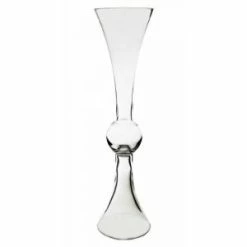CYS Excel 36" Reversible Glass Clarinet Trumpet Vase Pack Of 1