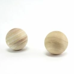 Natural Round Unfinished Wood Ball, D-4" (Wholesale 12 PCS/Case) -Glass Vases Boutique de vente unfinished wood balls vfwbp040 3
