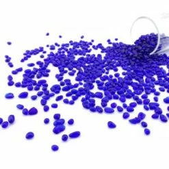 28 Lbs Aquarium Glass Tumbled Cobalt Blue Gravels For Fish Tank Vase Fillers And Landscaping