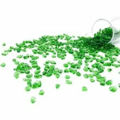 28 Lbs Aquarium Glass Tumbled Green Gravels For Fish Tank Vase Fillers And Landscaping