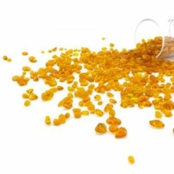 28 Lbs Aquarium Glass Tumbled Orange Gravels For Fish Tank Vase Fillers And Landscaping