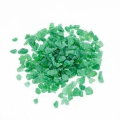 Frosted Green Crushed Sea Glass Vase Filler, 1.5 Cups/LB (Wholesale 28 LBS/Case)