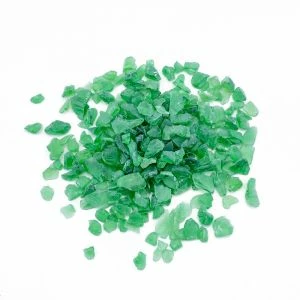 Frosted Green Crushed Sea Glass Vase Filler, 1.5 Cups/LB (Wholesale 28 LBS/Case) 1 Frosted Green Crushed Sea Glass Vase Filler, 1.5 Cups/LB (Wholesale 28 LBS/Case)