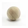 Natural Round Unfinished Wood Ball, D-4" (Wholesale 12 PCS/Case)