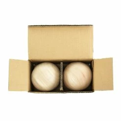 Natural Round Unfinished Wood Ball, D-4" (Wholesale 12 PCS/Case) -Glass Vases Boutique de vente vfwbp040 45 50