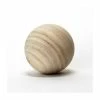 Natural Round Unfinished Wood Ball, D-4.5" (Wholesale 12 PCS/Case)