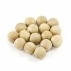 Natural Round Unfinished Wood Ball, D-1" (Wholesale Approx. 384 PCS/Case)