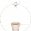 Luca Lighting Dimitri Lampe Solaire Avec Flowerpot - H62 X Ø50 Cm - Rose Clair
