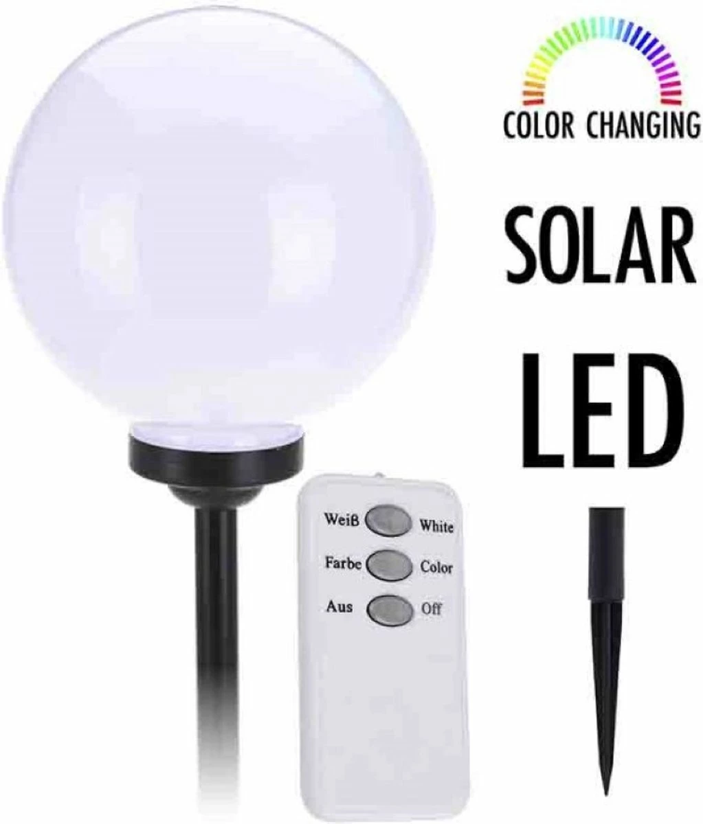 Oneiro's Luxe Lampe Solaire Couleur Changeante - ⌀25x71 Cm - Eclairage Jardin - Cordon Lumineux Pour Extérieur - Noir - Spot à Pointes - énergie Solaire - LED - été - éclairage Jardin - Lampe Solaire 1 Oneiro's Luxe Lampe Solaire Couleur Changeante - ⌀25x71 Cm - Eclairage Jardin - Cordon Lumineux Pour Extérieur - Noir - Spot à Pointes - énergie Solaire - LED - été - éclairage Jardin - Lampe Solaire