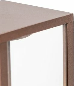 QAZQA Charlois - Lampe D'extérieur Sur Pied Industrielle | Lampadaire D'extérieur - 1 Lumière - H 40 Cm - Brun Rouille - Industriel - Éclairage Extérieur -Glass Vases Boutique de vente 1036x1200 3