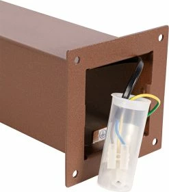 QAZQA Danemark - Lampe D'extérieur Sur Pied Industrielle | Lampadaire D'extérieur - 1 Lumière - H 30 Cm - Brun Rouille - Industriel - Éclairage Extérieur -Glass Vases Boutique de vente 1053x1200 3