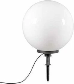 QAZQA Ball 50 Spike - Lampe D'extérieur Spike Spot - 1 Lumière - 500 Mm - Blanc