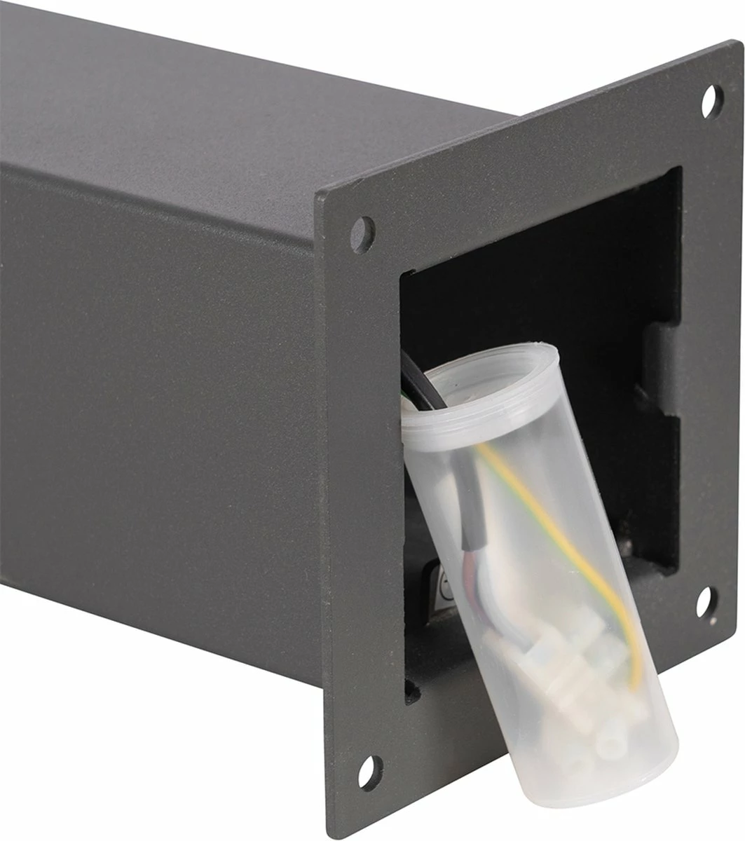 QAZQA Danemark - Lampe D'extérieur Sur Pied Moderne | Lampadaire D'extérieur - 1 Lumière - H 50 Cm - Gris Foncé - Éclairage Extérieur 9 QAZQA Danemark - Lampe D'extérieur Sur Pied Moderne | Lampadaire D'extérieur - 1 Lumière - H 50 Cm - Gris Foncé - Éclairage Extérieur – Image 9