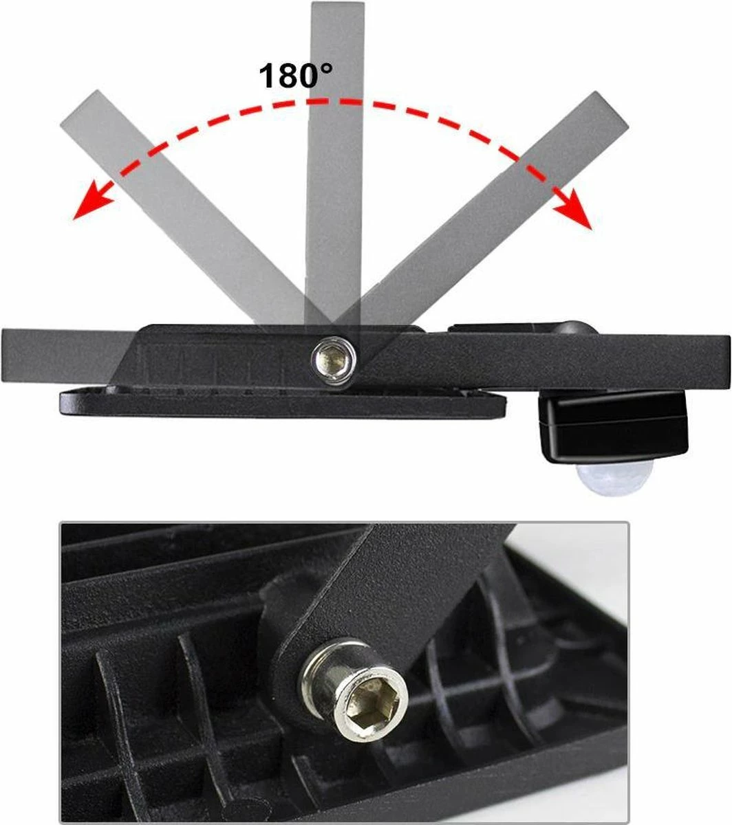 SANS MARQUE Lampe Effrayante Avec LED 10W. Lampe D'extérieur Avec Détecteur De Mouvement Et Lumière Blanche. Projecteur Avec Détecteur De Mouvement Pour Extérieur 900Lm. 4 SANS MARQUE Lampe Effrayante Avec LED 10W. Lampe D'extérieur Avec Détecteur De Mouvement Et Lumière Blanche. Projecteur Avec Détecteur De Mouvement Pour Extérieur 900Lm. – Image 4