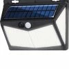 Lampe D'extérieur Vivid Green Solar Avec Détecteur De Mouvement 208 LED - Applique à énergie Solaire - Eclairage De Jardin - Etanche - Avec Capteur - Lampe - Zwart