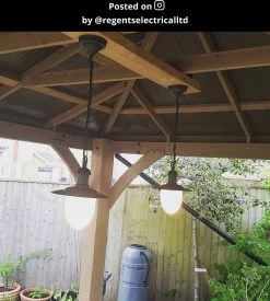 Lucide ARUBA Lampe à Suspension D'extérieur - Ø 25 Cm - E27 - IP44 - Zwart -Glass Vases Boutique de vente 1078x1200 2