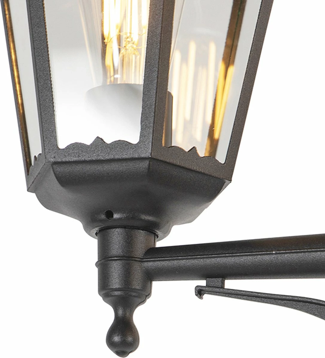 QAZQA New_orleans - Lampe D'extérieur Smart à LED Rurale | Lampadaire Pour Extérieur Avec WiFi - 3 Lumières - H 230 Cm - Zwart - Éclairage Extérieur 8 QAZQA New_orleans - Lampe D'extérieur Smart à LED Rurale | Lampadaire Pour Extérieur Avec WiFi - 3 Lumières - H 230 Cm - Zwart - Éclairage Extérieur – Image 8