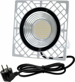 SANS MARQUE Projecteur LED Brevva Pour Jardin - Projecteur - Lampe De Jardin - Lampe D'extérieur - Siècle Des Lumières Pour Extérieur - Lampe - Étanche IP66 - Wit - 50W