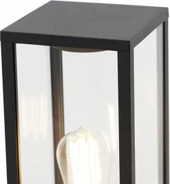 QAZQA Charlois - Lampe D'extérieur LED Smart Sur Pied Design | Lampadaire Pour L'extérieur Avec WiFi - 1 Lumière - H 40 Cm - Zwart - Éclairage Extérieur -Glass Vases Boutique de vente 1111x1200 1