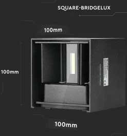 HOFTRONIC™ Lampe D'extérieur / Applique LED Zwart - 3 Pièces - Cube éclairant Des Deux Côtés - IP65 - Cube Kansas - 6 Watt - Lampe Carrée Adaptée à L'intérieur Et à L'extérieur 45 HOFTRONIC™ Lampe D'extérieur / Applique LED Zwart - 3 Pièces - Cube éclairant Des Deux Côtés - IP65 - Cube Kansas - 6 Watt - Lampe Carrée Adaptée à L'intérieur Et à L'extérieur -Glass Vases Boutique de vente 1118x1200