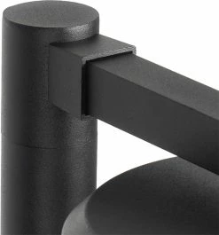 QAZQA Joren - Lampe D'extérieur Sur Pied Moderne | Lampadaire D'extérieur - 1 Lumière - H 100 Cm - Zwart - Éclairage Extérieur -Glass Vases Boutique de vente 1120x1200