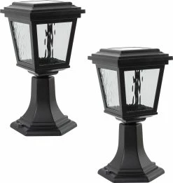 KS Verlichting - Arosa Base Solar - Lot De 2 Pièces - Lampe D'extérieur à énergie Solaire - éclairage De Jardin Solaire - Lampe De Jardin - Lampe D'extérieur Avec Capteur