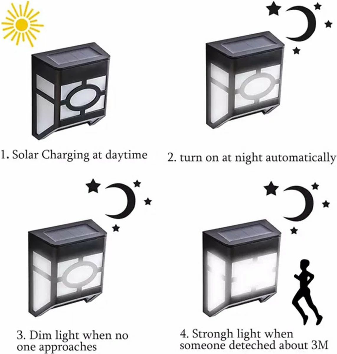Cahaya Terrasse Solaire | Lampe Solaire | Modèle 2023 | Lumière Blanche Chaude | Éclairage Solaire De Jardin | Etanche IP65 | Lampe De Jardin Solar 3 Pièces | éclairage LED 7 Cahaya Terrasse Solaire | Lampe Solaire | Modèle 2023 | Lumière Blanche Chaude | Éclairage Solaire De Jardin | Etanche IP65 | Lampe De Jardin Solar 3 Pièces | éclairage LED – Image 7