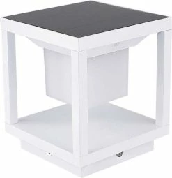 V-tac VT-11022 Lampe Solaire De Jardin à Led - Socle - Blanc - 3000K -Glass Vases Boutique de vente 1164x1200