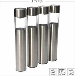 Solarlampkoning Lampe à Piquet Solar Lucifer éclairage De Chemin En Acier Inoxydable à L'énergie Solaire (4 Pièces) -Glass Vases Boutique de vente 1179x1200 1