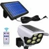 SANS MARQUE 77 LED Lumière Solar Capteur De Motion Sécurité Caméra Factice Sans Fil Lumière D'inondation Extérieure IP65 Lampe étanche 3 Modus Pour La Maison Jardin