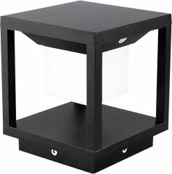 V-tac VT-11022 Lampe Solaire De Jardin à Led - Socle - Noir - 3000K