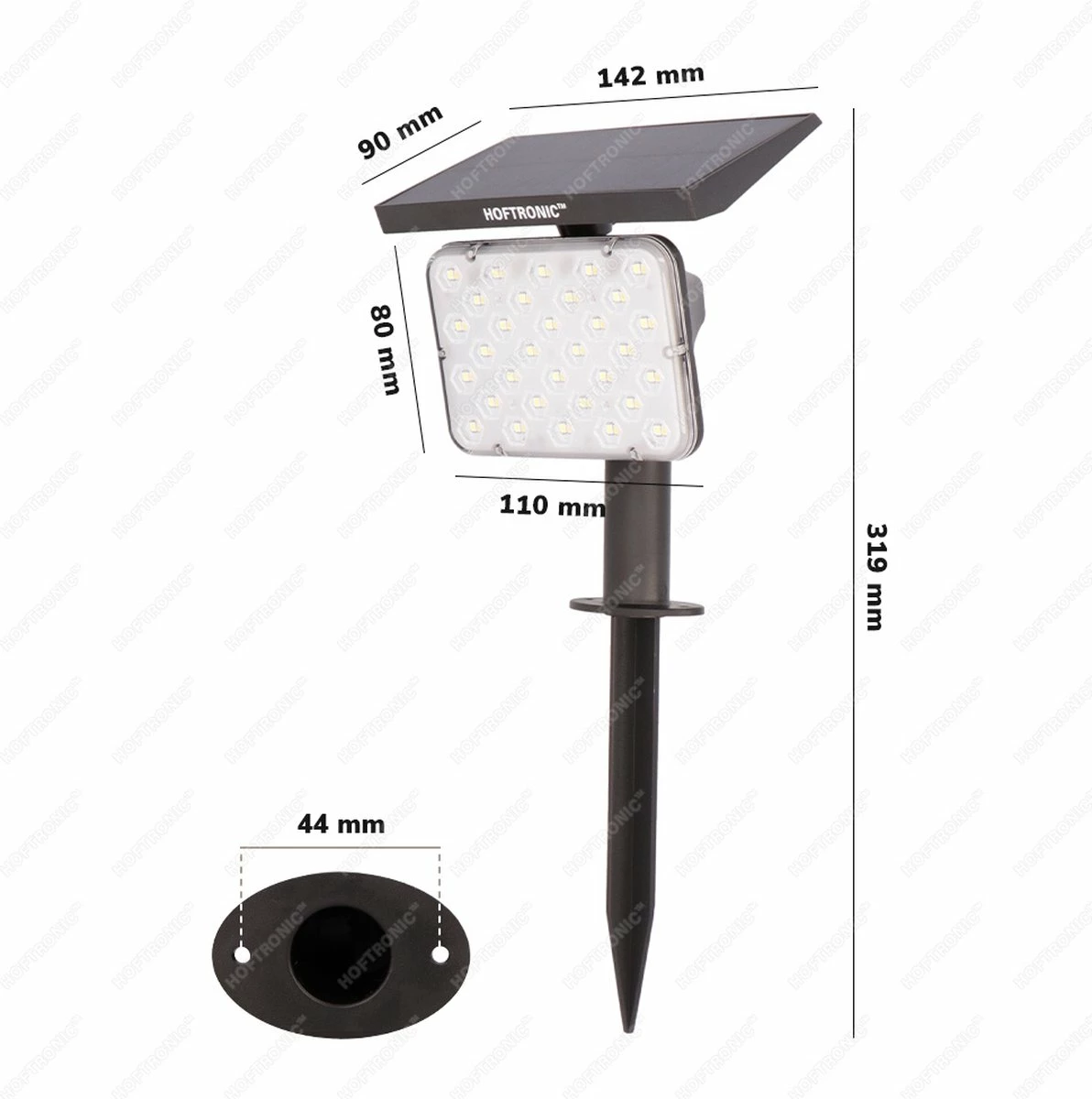 HOFTRONIC Eagle - Spot LED Solar Jardin - 3000K Et Dual Bicolore - 4 Modes D'éclairage - Etanche IP65 - Prick Spot Spot Au Sol - Lampe Solaire D'extérieur Avec Interrupteur Crépusculaire 20 HOFTRONIC Eagle - Spot LED Solar Jardin - 3000K Et Dual Bicolore - 4 Modes D'éclairage - Etanche IP65 - Prick Spot Spot Au Sol - Lampe Solaire D'extérieur Avec Interrupteur Crépusculaire – Image 20