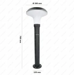 6x HOFTRONIC Layton - Éclairage De Chemin De Lampe Solar à LED 4.5W 3000K IP65 Brûle 12 Heures Sur Une Charge De Batterie - Éclairage De Jardin à L'énergie Solaire Lampe D'extérieur Solar -Glass Vases Boutique de vente 1192x1200 8