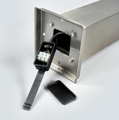 Lindby - Lampe D'extérieur - 1lumière - Acier Inoxydable, Polycarbonate - H: 45 Cm - E27 - Acier Inoxydable, Blanc -Glass Vases Boutique de vente 1197x1200 7