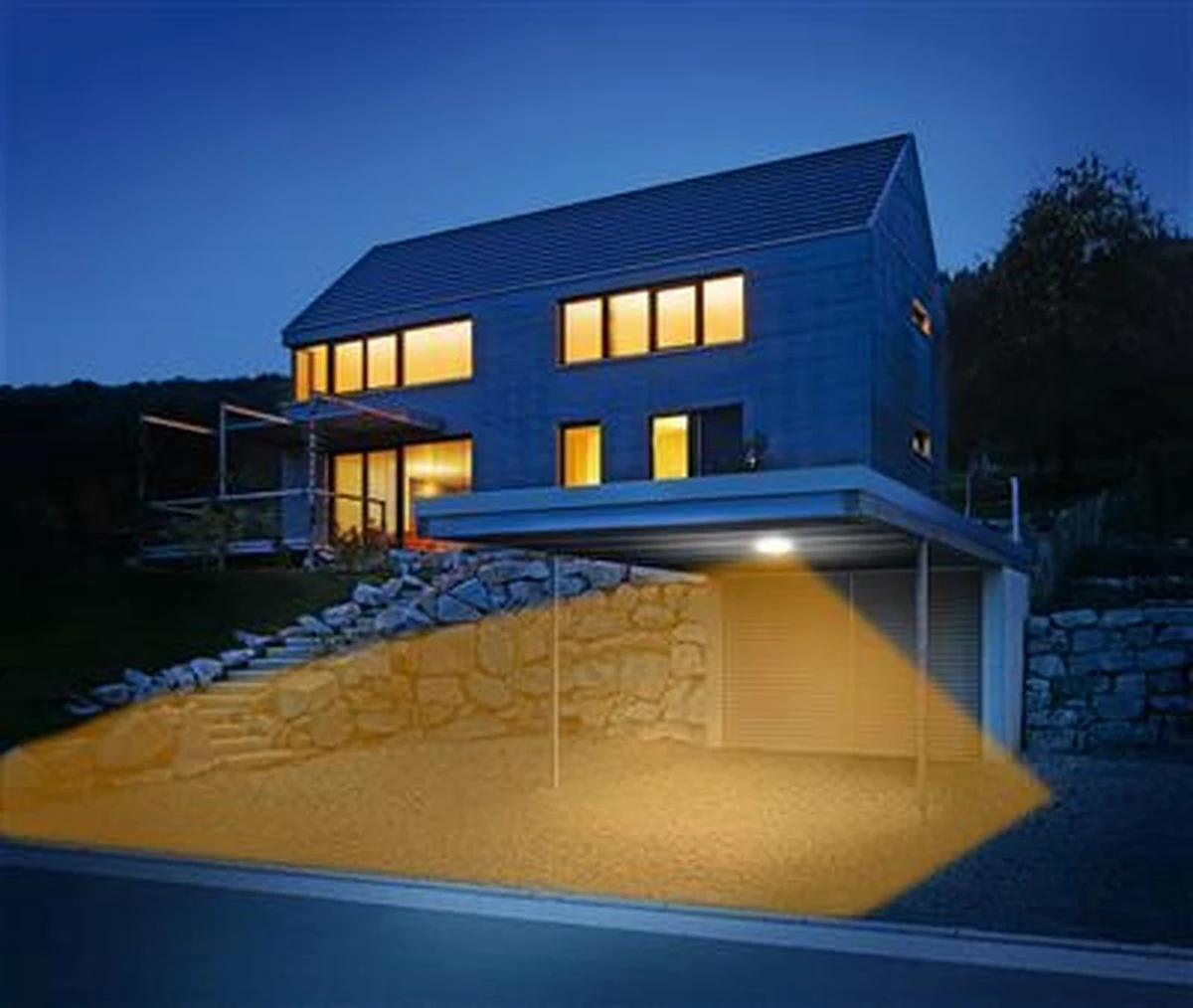 Steinel DL Vario Quattro - Lampe à Capteur LED - Pour L'extérieur - 10W - Argent 6 Steinel DL Vario Quattro - Lampe à Capteur LED - Pour L'extérieur - 10W - Argent – Image 6