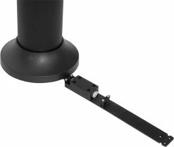 QAZQA Kiki - Lampe D'extérieur Sur Pied Moderne | Lampadaire D'extérieur - 1 Lumière - H 700 Mm - Zwart - Éclairage Extérieur -Glass Vases Boutique de vente 1200x1016