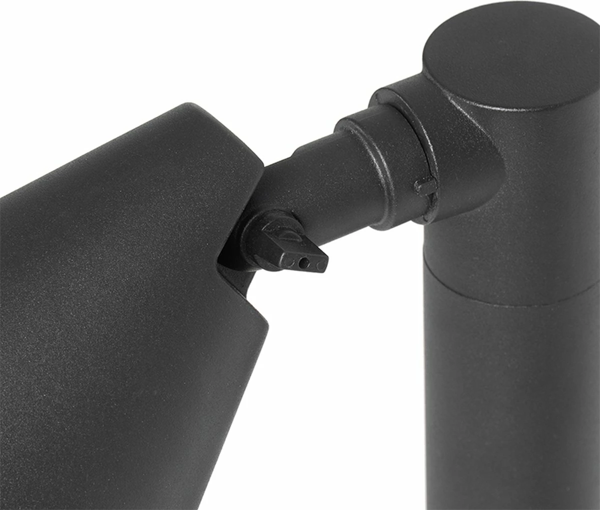 QAZQA Ciara - Lampe D'extérieur Sur Pied Moderne | Lampadaire D'extérieur - 1 Lumière - H 60 Cm - Zwart - Éclairage Extérieur 2 QAZQA Ciara - Lampe D'extérieur Sur Pied Moderne | Lampadaire D'extérieur - 1 Lumière - H 60 Cm - Zwart - Éclairage Extérieur – Image 2