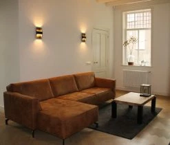 Artdelight - Applique Dallas - Zwart - 2x LED 8W 2700K - IP54 - Dimmable> Applique à L'intérieur | Applique Extérieure | Applique Noire | Applique | Lampe à LED -Glass Vases Boutique de vente 1200x1026