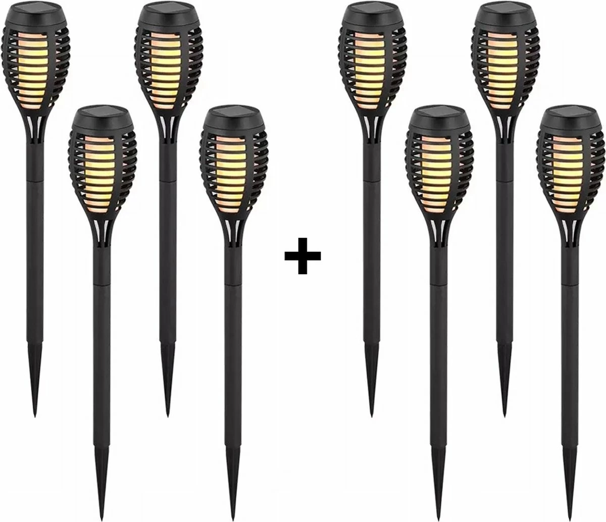 V-tac 8-PACK Youth Fire LED Lampe Solaire Lampe Torche De Jardin Avec Effet De Flamme Avec Capteur Crépusculaire 2200K IP44 (50cm) 1 V-tac 8-PACK Youth Fire LED Lampe Solaire Lampe Torche De Jardin Avec Effet De Flamme Avec Capteur Crépusculaire 2200K IP44 (50cm)