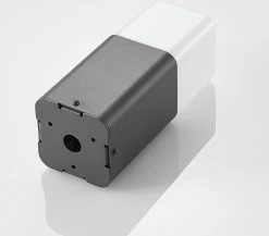 Lucande - Lampe Sur Pied - 1lumière - Aluminium, Polycarbonate - H: 30 Cm - E27 - Anthracite, Blanc -Glass Vases Boutique de vente 1200x1052